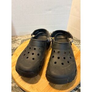 Crocs All Terrain Clog Black Men's Size 12 Sport Outdoor Sandals